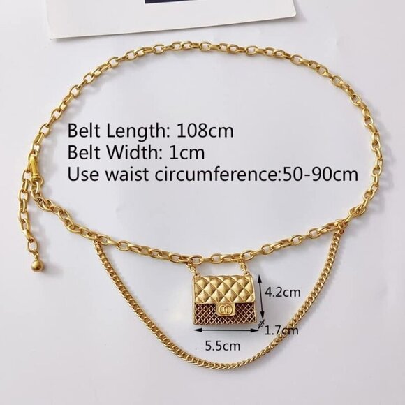 Mini Waist Bag Women Metal Small Belt Fanny Pack Trendy Y2K Accessory main image 7